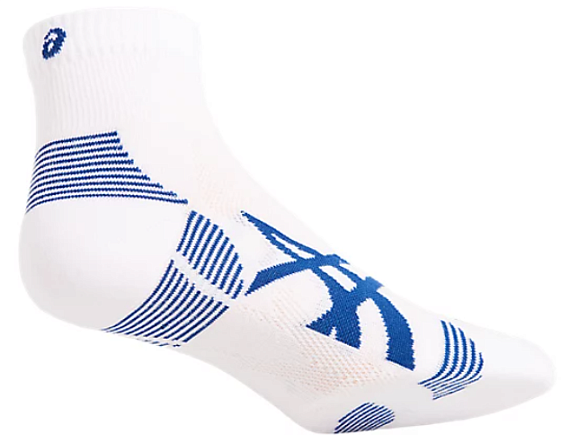 Носки ASICS 2Ppk Cushioning Brilliant White/Blue Brilliant White - Фото 2 большая