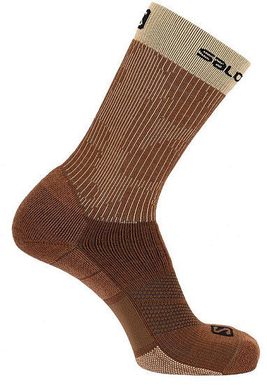 Носки Salomon X Ultra Crew Mocha Mous/Almond/Bk - Фото 1 большая