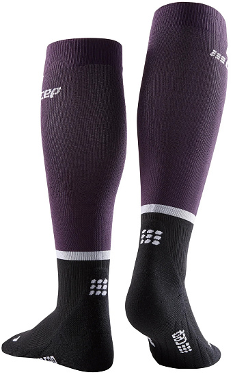 Носки женские CEP C124W The Run Compression Tall Violet/Black - Фото 2 большая