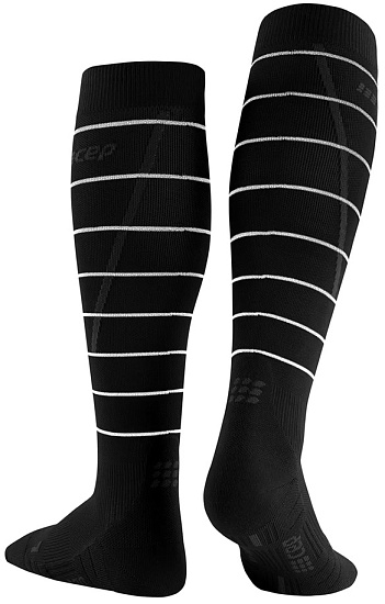 Носки женские CEP C123RW Reflective Black - Фото 2 большая