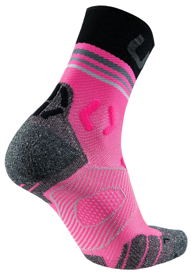 Носки женские UYN Runner'S One Short Pink Fluo - Фото 2 большая