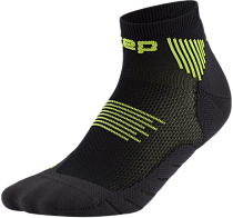 Носки женские CEP C095W Core Run Low Cut 5.0 Black/Lime