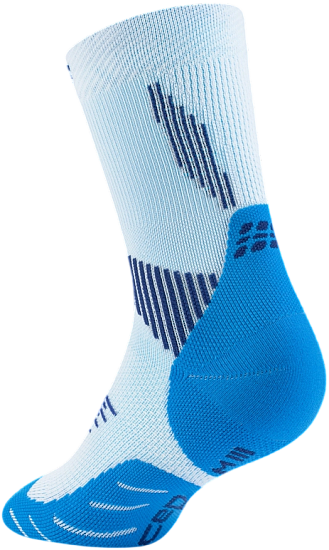 Носки женские CEP C105W Core Run Mid Cut 5.0 Blue/Ice - Фото 2 большая