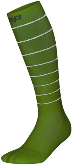 Носки мужские CEP C125RM Pro Run Reflective Tall 2.0 Neon Yellow - Фото 4 большая