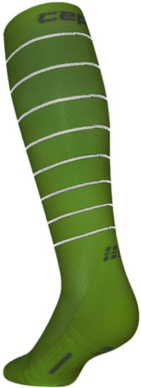 Носки мужские CEP C125RM Pro Run Reflective Tall 2.0 Neon Yellow - Фото 5 большая