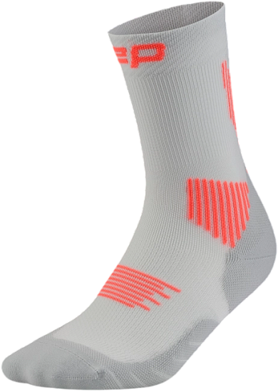Носки мужские CEP C105M Core Run Mid Cut 5.0 Grey - Фото 1 большая