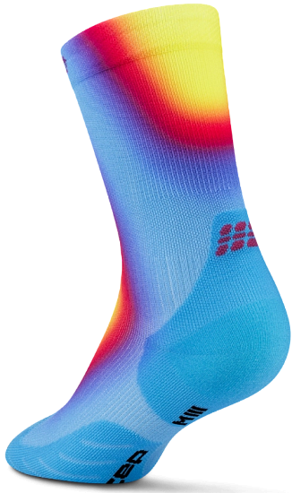 Носки мужские CEP C10EM SY Gradient Голубой/Желтый - Фото 3 большая