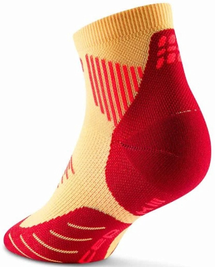 Носки мужские CEP C095M Core Run Low Cut 5.0 Marigold/Burgundy - Фото 3 большая