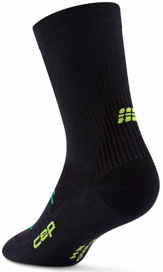 Носки мужские CEP C2UPM Pro Run Ultralight Mid Cut Black - Фото 3 большая