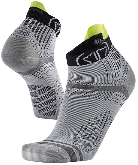 Носки Sidas Run Feel Light Grey/Black - Фото 2 большая