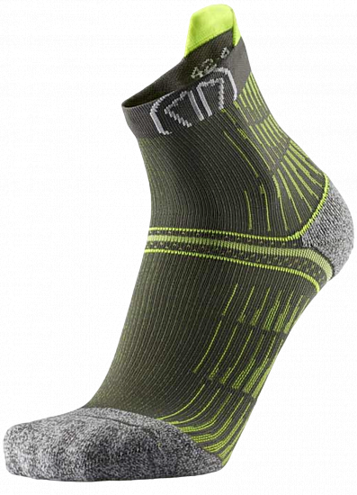 Носки Sidas Run Anatomic Comfort Green/Yellow - Фото 1 большая