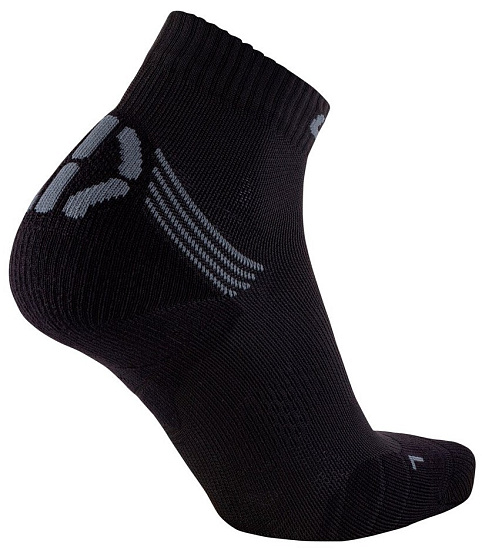 Носки женские UYN Run Veloce Black/Grey - Фото 2 большая
