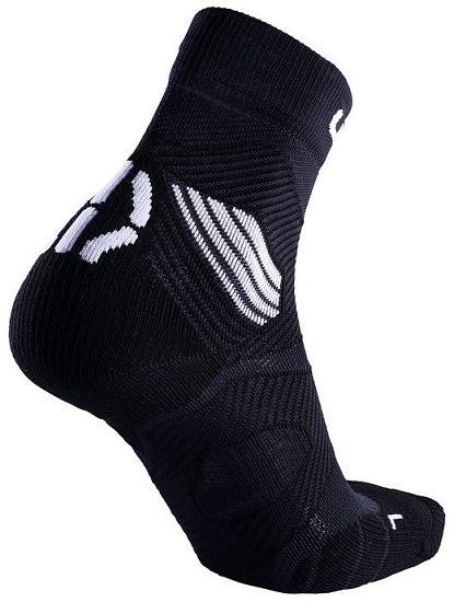 Носки женские UYN Run Trail Challenge Black/White - Фото 2 большая