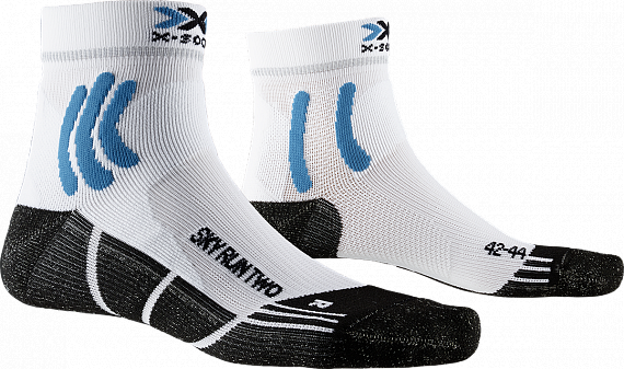 Носки X-Socks Sky Run Two Arctic White/Opal Black - Фото 1 большая