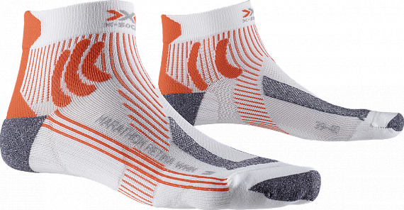 Носки женские X-Socks Marathon Retina White/Orange - Фото 1 большая