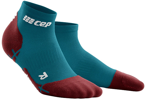 Носки женские CEP C09UUW Petro/Dark red - Фото 1 большая