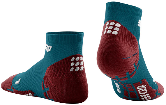 Носки женские CEP C09UUW Petro/Dark red - Фото 2 большая