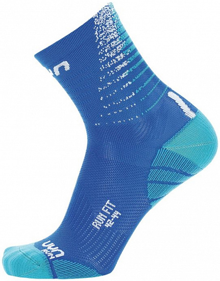 Носки мужские UYN Run Fit Blue/Turquoise - Фото 1 большая