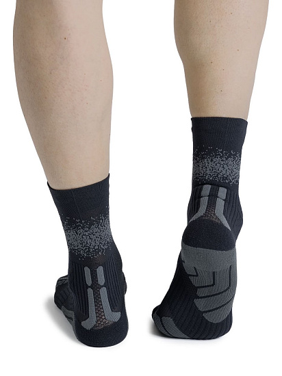 Носки X-Socks Trailrun Terraskin Perform X Black/Rhino Grey - Фото 6 большая