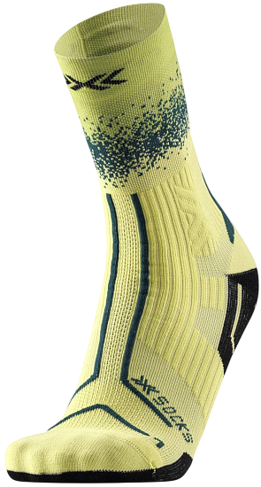 Носки X-Socks Trailrun Terraskin Perform Electric Energy/Dark Green - Фото 2 большая