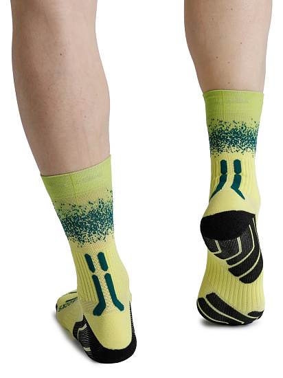 Носки X-Socks Trailrun Terraskin Perform Electric Energy/Dark Green - Фото 6 большая