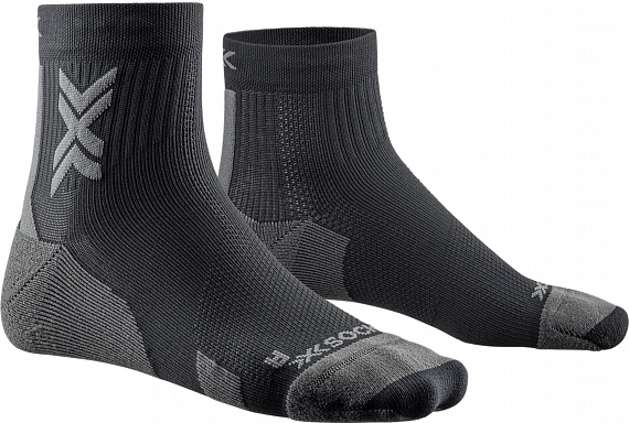 Носки X-Socks Run Discover Ankle Black/Charcoal - Фото 1 большая
