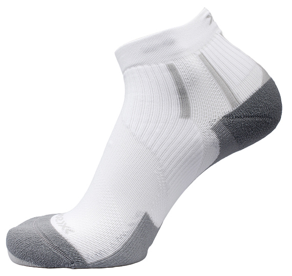 Носки X-Socks Run Perform Ankle Arctic White/Pearl Grey - Фото 2 большая