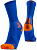 Носки X-Socks Run Perform Warm Crew Twyce Blue/Orange - Фото 1 малая