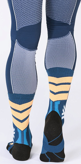 Носки X-Socks X-Country Perform Crew Marine/Orange - Фото 5 большая