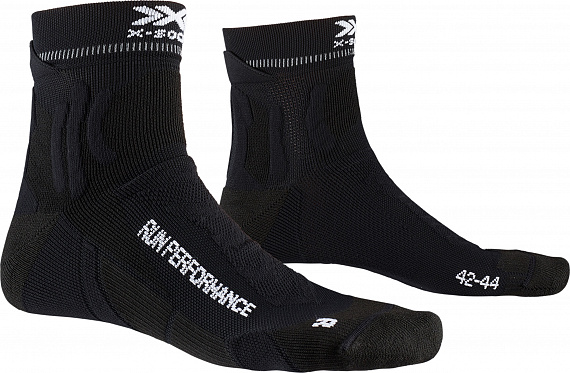 Носки X-Socks Run Performance Opal Black - Фото 1 большая