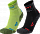 Носки мужские UYN Free Run Socks 2Prs Black/Red-Green Lime/French Blue - Фото 1 малая
