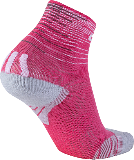 Носки женские UYN Lady Free Run Socks Fuxia/White - Фото 2 большая