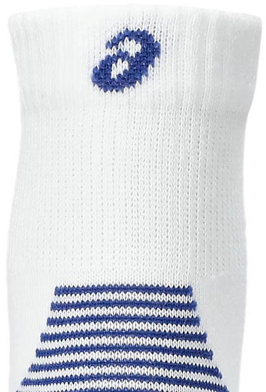 Носки ASICS 2Ppk Cushion Run Quarter Brilliant White/Asics Blue - Фото 3 большая
