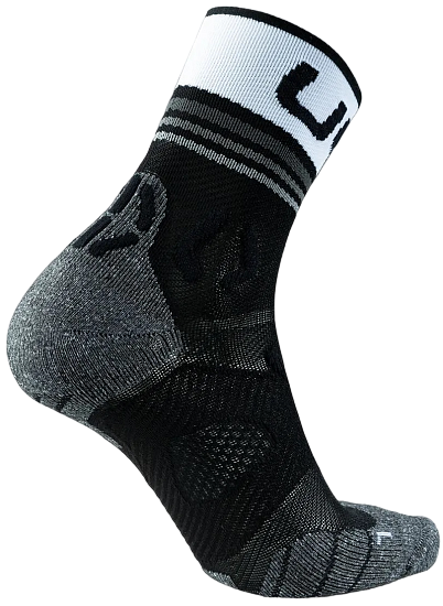 Носки мужские UYN Runner'S One Short Black/White - Фото 3 большая