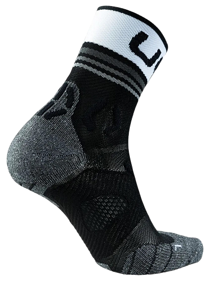 Носки женские UYN Runner'S One Short Black/White - Фото 2 большая