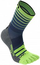 Носки мужские UYN Runner'S Five Blue/Yellow Fluo