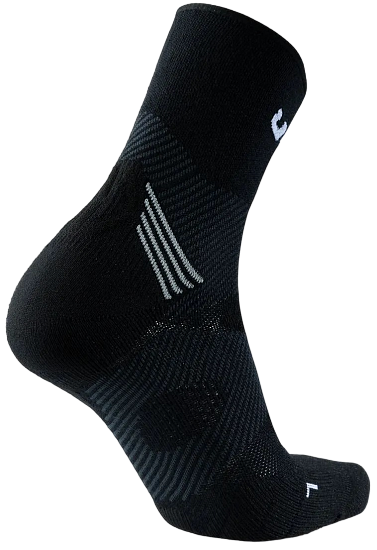 Носки женские UYN Run Winter One Black/White - Фото 2 большая