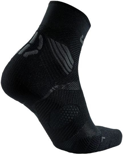 Носки женские UYN Run Trail One Black/Grey - Фото 2 большая