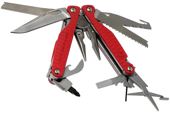 Мультитул Leatherman Charge Plus G10 Red - Фото 4 большая