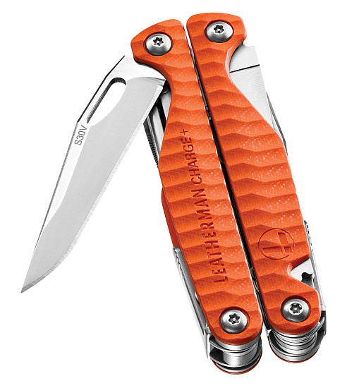 Мультитул Leatherman Charge Plus G10 Orange - Фото 11 большая