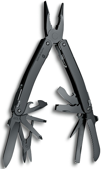 Мультитул Victorinox SwissTool Spirit MXBS, 105 мм, 24 функции (нейлоновый чехол) чёрный - Фото 2 большая