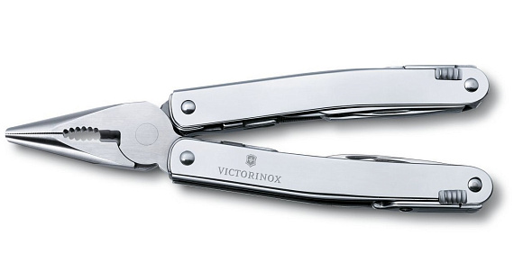Мультитул Victorinox SwissTool Spirit X Plus Ratchet, 105 мм, 36 функций (кожаный чехол) - Фото 5 большая
