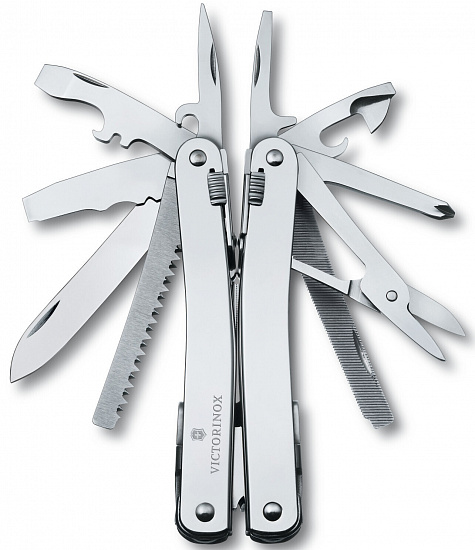 Мультитул Victorinox SwissTool Spirit X Plus Ratchet, 105 мм, 36 функций (нейлоновый чехол) - Фото 1 большая