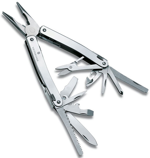 Мультитул Victorinox SwissTool Spirit X Plus Ratchet, 105 мм, 36 функций (нейлоновый чехол) - Фото 3 большая