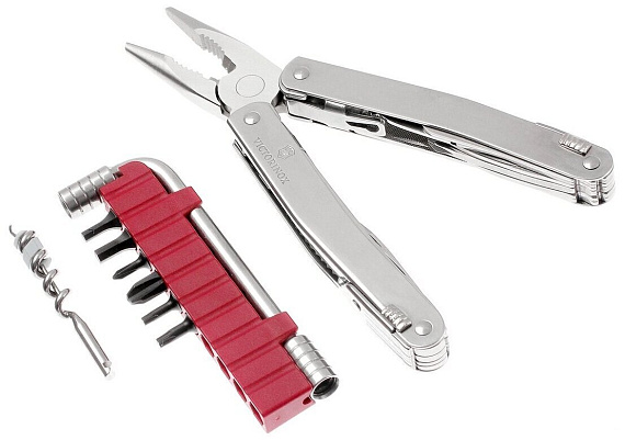Мультитул Victorinox SwissTool Spirit X Plus, 105 мм, 35 функций (нейлоновый чехол) - Фото 3 большая
