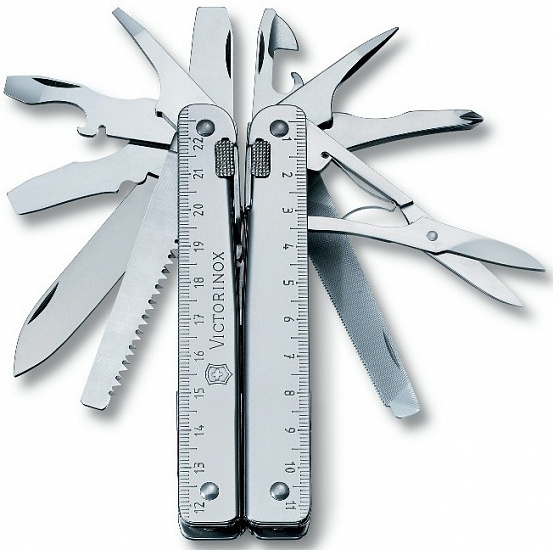 Мультитул Victorinox SwissTool X, 115 мм, 28 функций (нейлоновый чехол) - Фото 1 большая