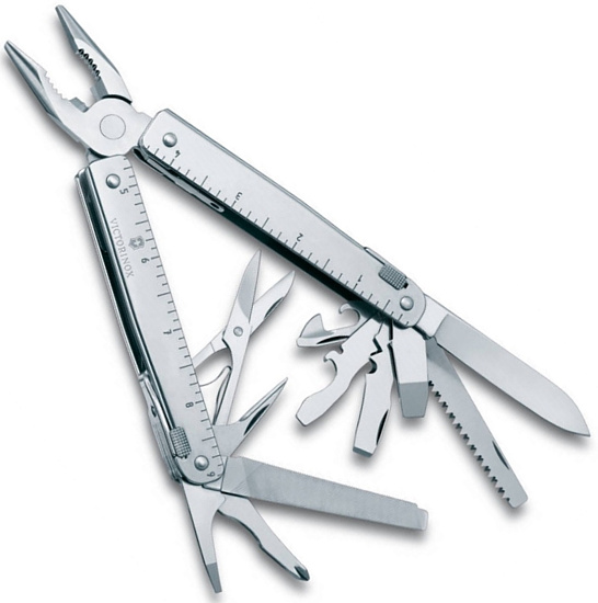Мультитул Victorinox SwissTool X, 115 мм, 28 функций (нейлоновый чехол) - Фото 3 большая