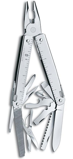 Мультитул Victorinox SwissTool X, 115 мм, 28 функций (нейлоновый чехол) - Фото 4 большая