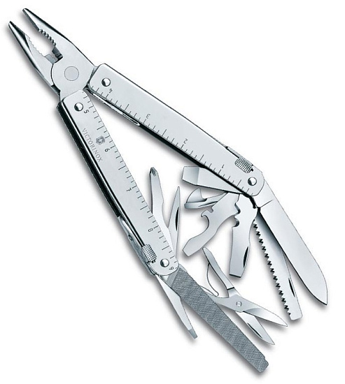 Мультитул Victorinox SwissTool X, 115 мм, 28 функций (нейлоновый чехол) - Фото 9 большая