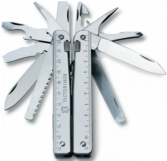 Мультитул Victorinox SwissTool, 115 мм, 286 г, 28 функций (нейлоновый чехол) - Фото 1 большая
